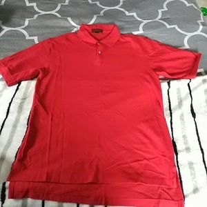 Cross Creek red polo shirt size large